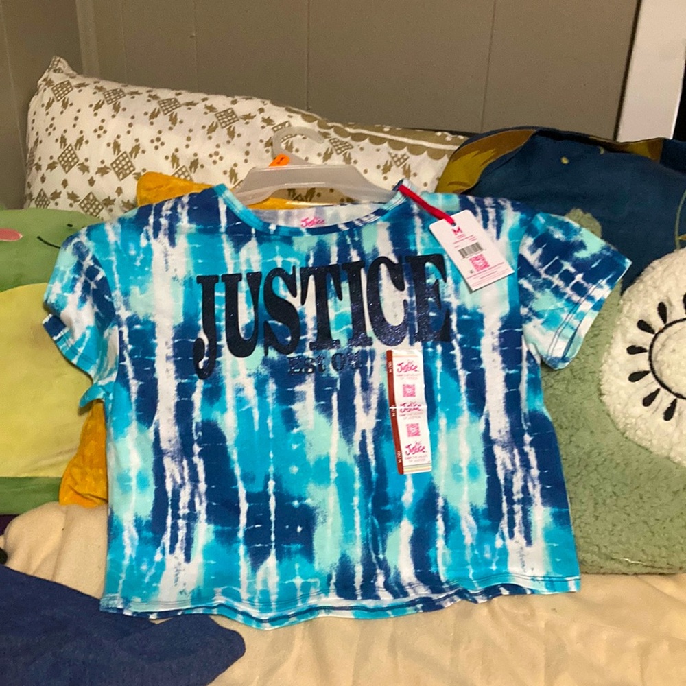M Blue Tye-dyed kids T-Shirt